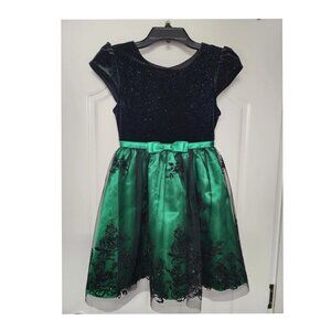Jona Michelle Velvet GIRLS DRESS,  SIZE 7